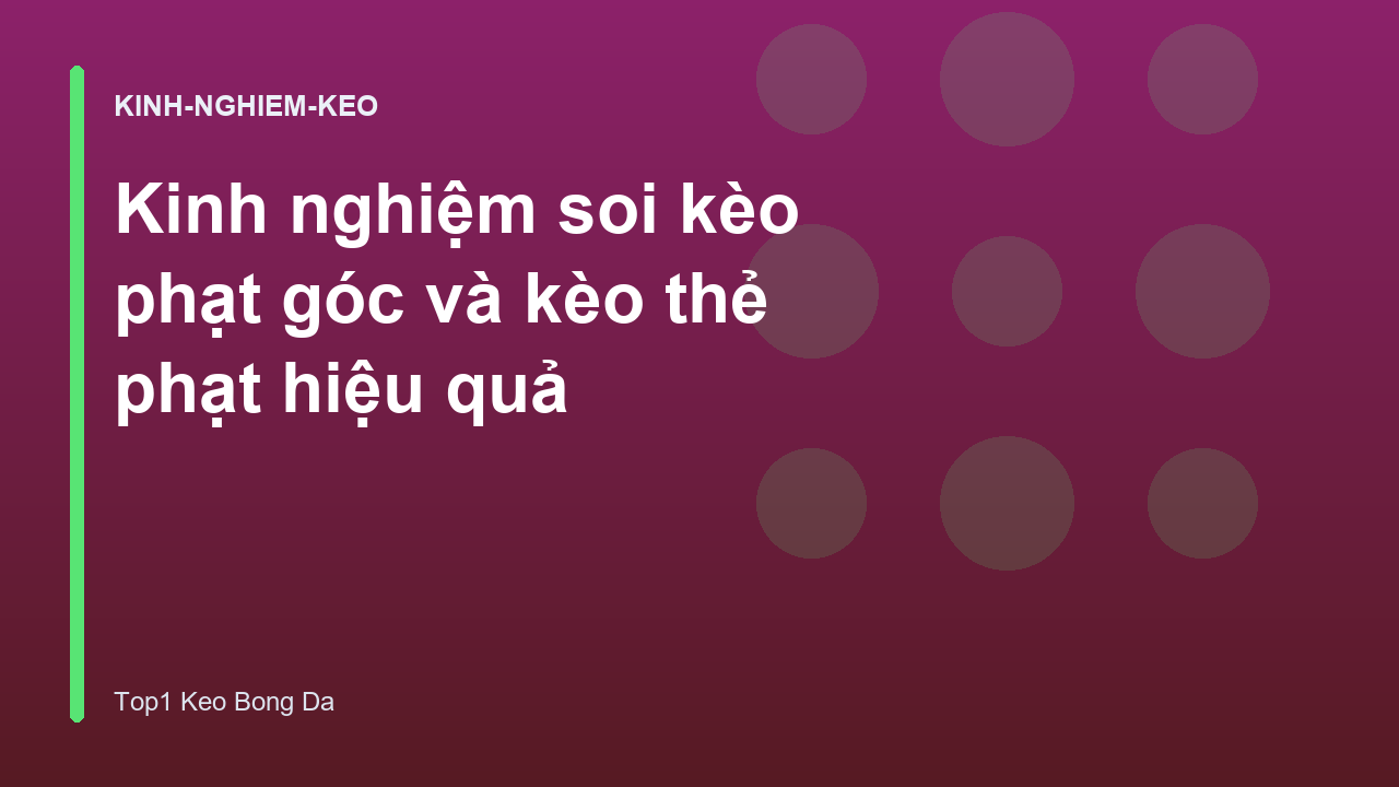 Read more about the article Kinh nghiệm soi kèo phạt góc và kèo thẻ phạt hiệu quả